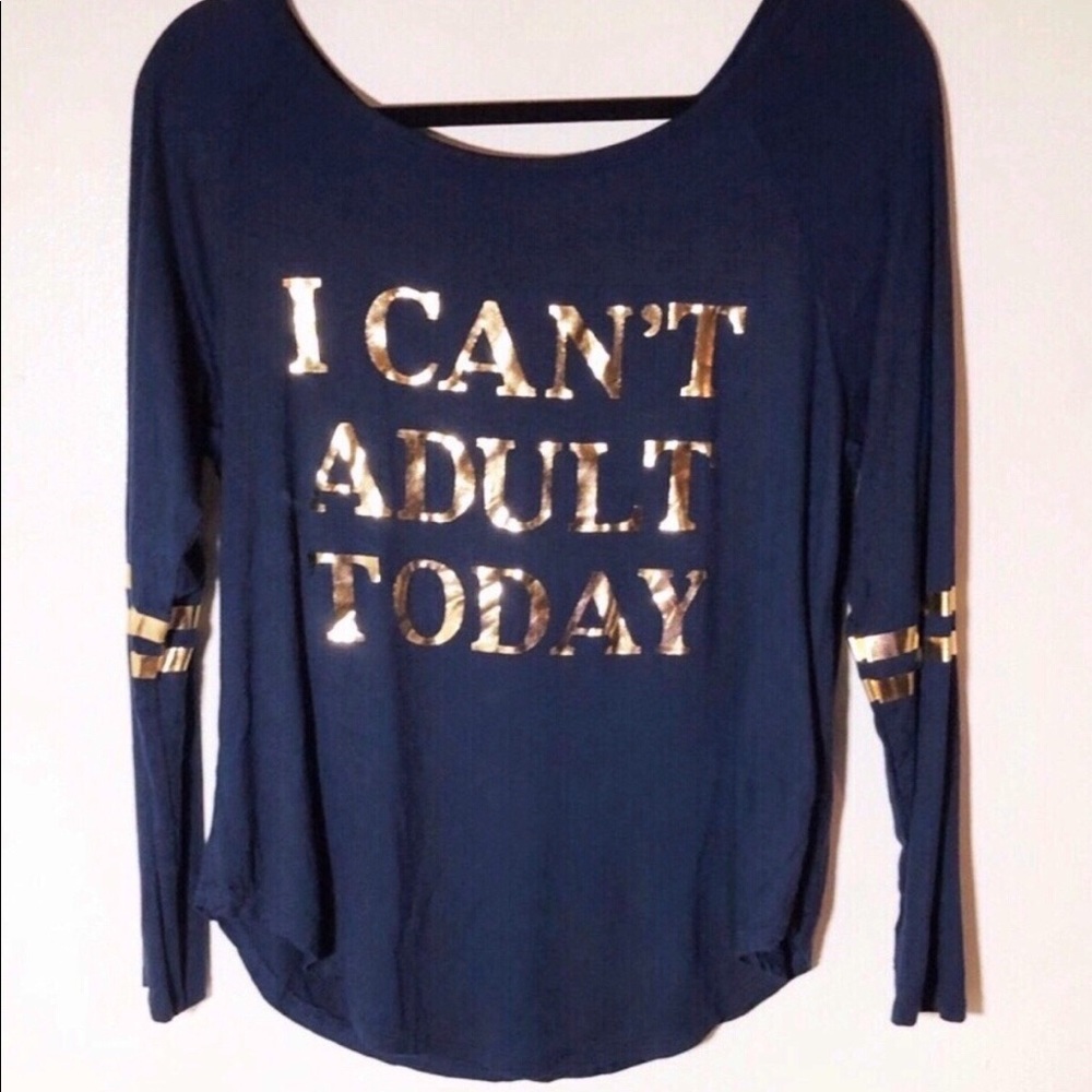 Free kisses long sleeve Tee Large